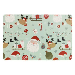 Unique Living placemats present green 43,5x28,5cm