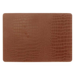 Unique Living placemat bodil 30x43cm leather brown
