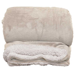 Unique Living plaid lars chateau grey -220x240cm