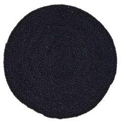 Unique Living placemat rana 40cm Ø black