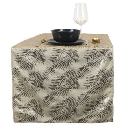Unique Living | tafelloper sid 45x150cm ivory
