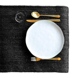 Unique Living | tafelloper rana 45x150cm black