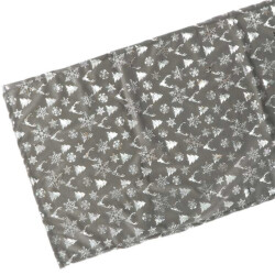Unique Living | tafelloper bernt 45x150cm dark grey