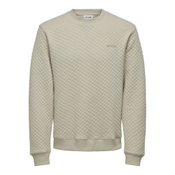 Only & Sons Onsadler reg quilt crew neck sweat kit