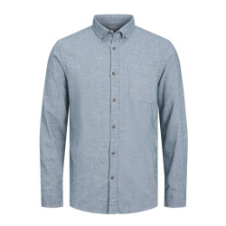 Jack & Jones Jjeclassic melange shirt ls sn blue denim