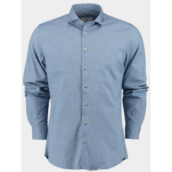 Born with Appetite Casual hemd lange mouw flake shirt ws flanel stretch 24307fl31/268 jeans blue