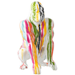 J-Line gorilla paint polyresine mix 50x47x80cm