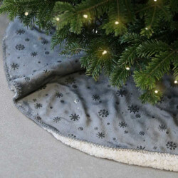 Unique Living kerstboomrok britt dark grey