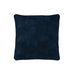 J-Line kussen napoli textiel blauw 45x45x10cm