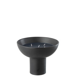 J-Line geurkaars keramiek kop large 12u 20x20x15.5cm