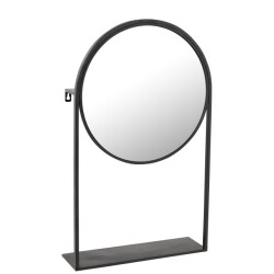 J-Line spiegel op voet metal/glas 42.5x12x70cm