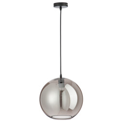 J-Line lamp bol glas spiegel zilver large 30x30x220cm