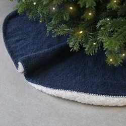 Unique Living kerstboomrok hanna dark blue