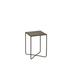 J-Line bijzettafel kruis frame metaal 35x35x50.5cm