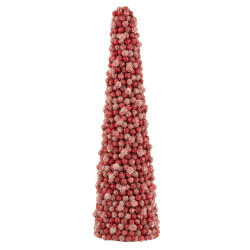 J-Line kegel deco bessen platiek small 19x19x61cm