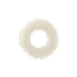 J-Line krans deco+ glitters veren 50x50x6cm