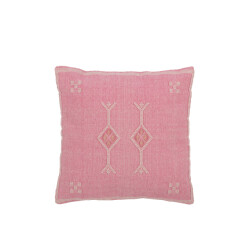 J-Line kussen diamanten+pijlen katoen 45x15x45cm