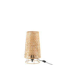 J-Line vloer lamp lena rotan natural 20x20x36cm