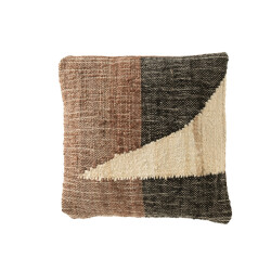J-Line kussen dakar polyester creme/ 48.5x48.5x10cm