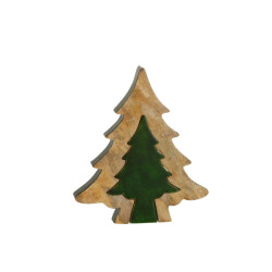 J-Line boom puzzel hout /naturel large 30x26x3.5cm