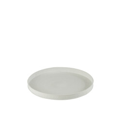 J-Line plateau rond klassiek ijzer small 35x35x3cm