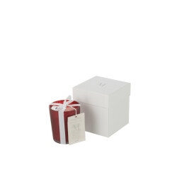 J-Line geurkaars m-chic glas root small 10x10x11.5cm
