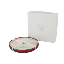 J-Line geurkaars m-chic glas extra large 37x37x5cm