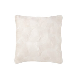J-Line kussen milano textiel wit 45x45x10cm