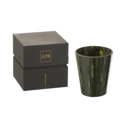 J-Line geurkaars noa herbal serenity large-60h 15.5x15.5x18.5cm