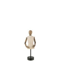 J-Line buste poly /bruin small 7.5x12x31cm