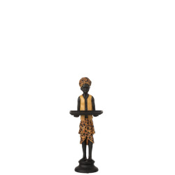 J-Line jongen plateau poly zwart/ 16x14x47cm