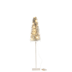 J-Line boom deco led/batterij takken white wash medium 15x15x79cm