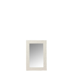 J-Line spiegel rechthoekig relief bloem resine small 41.5x4.3x61.5cm