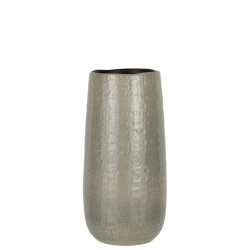 J-Line vaas patroon keramiek licht small 18x18x40cm