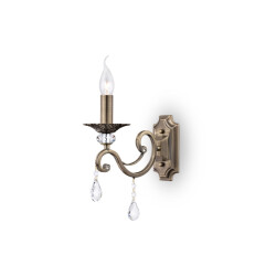 Maytoni wandlamp grace messing