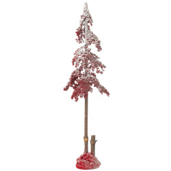 J-Line kerstboom decoratief grote bessen plastiek large 30x30x135cm