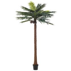 J-Line palmboom 4kokosn in pot plastiek 190x190x350cm