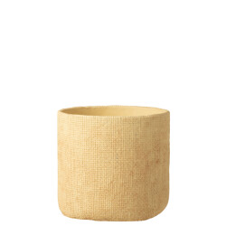 J-Line bloempot sunny cement large 26x26x23.5cm