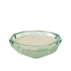 J-Line kaars schaal origami glas small 30u 24.5x24.5x8cm