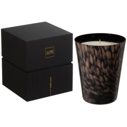 J-Line geurkaars noa sandalwood /goud large 15.5x15.5x20cm