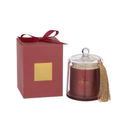 J-Line geurkaars stolp amour large 45uur 11x11x15.5cm