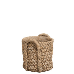 J-Line bloempot handvaten aardewerk medium 28x26x27cm