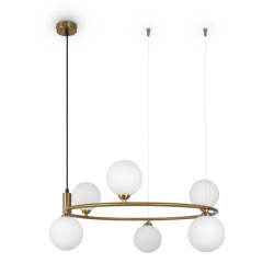 Maytoni hanglamp ring messing Ø58