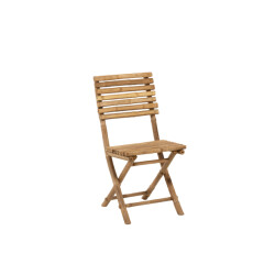 J-Line stoel plooibaar bamboe 54x45x85cm