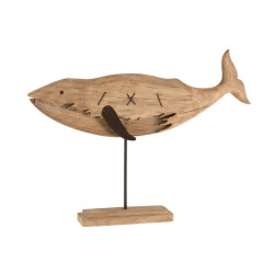 J-Line vinvis paulownia hout extra large 67x10.5x56cm
