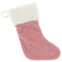 Unique Living kerstsok hanna old pink 45x25cm