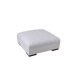 J-Line onderstel poef monaco exclusief hoes 105x105x40cm