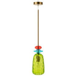 J-Line plafondlamp laurence glas mix 160x15x15cm