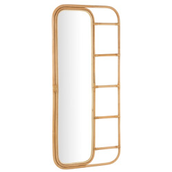J-Line spiegel-ladder rotan 180x80x3cm