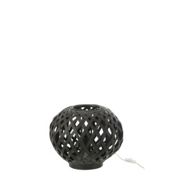 J-Line table lamp bamboo black 30x30x24.5cm